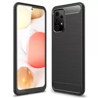 Samsung Galaxy A52 5G/A52s 5G Brushed TPU Case - Carbon Fiber - Black