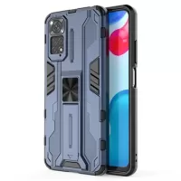 Xiaomi Redmi Note 11/11S Armor Series Hybrid Case with Kickstand - Blue