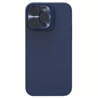 Nillkin LensWing Magnetic iPhone 14 Pro Liquid Silicone Case - Blue