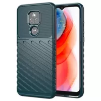 Thunder Series Motorola Moto G Play (2021) TPU Case - Green