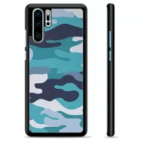 Huawei P30 Pro Protective Cover - Blue Camouflage