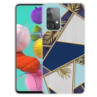 Marble Pattern Samsung Galaxy A32 (4G) TPU Case - Blue