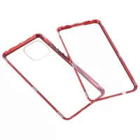 Xiaomi Mi 11 Magnetic Case with Tempered Glass - Red