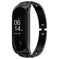 X-Shaped Xiaomi Mi Band 5/6 Strap - 37mm - Black