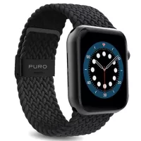 Puro Loop Apple Watch Series 8/SE (2022)/7/SE/6/5/4/3/2/1 Strap - 41mm/40mm/38mm - Black