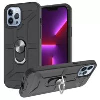 iPhone 13 Pro Max Hybrid Case with Ring Holder - Black