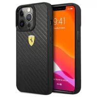 Ferrari On Track Real Carbon iPhone 13 Pro Case - Black