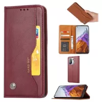 Card Set Series Xiaomi Mi 11 Pro Wallet Case - Wine Red
