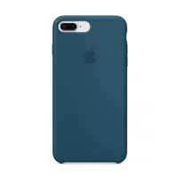 iphone 8 Plus Silicone Case - Blue