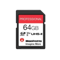 Professional 64GB, UHS-II, V90, U3 280MB/s SDXC Memory Card