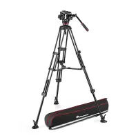 504X Fluid Video Head with Alu Twin leg tripod MS