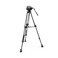 Manfrotto 509 Video Head with 645 Fast Twin Carbon Tripod