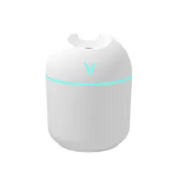 Cool Mist Mini USB Air Humidifier Cute Aroma Diffuser with LED Light - White
