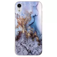 iPhone XR Marble Pattern IMD TPU Case - Lava