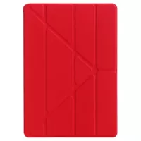 iPad 10.2 2019/2020/2021 Origami Stand Folio Case - Red