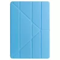 iPad 10.2 2019/2020/2021 Origami Stand Folio Case - Sky Blue