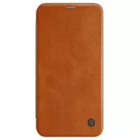Nillkin Qin iPhone 12/12 Pro Flip Case (Open Box - Excellent) - Brown
