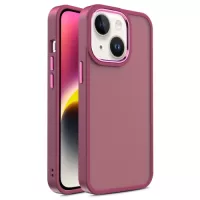 For iPhone 15 Shield Skin Feel PC + TPU Phone Case(Red)