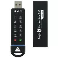 Apricorn Aegis Secure Key 3.0 USB flash drive 120 GB USB Type-A...