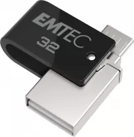 Emtec T260B USB flash drive 32 GB USB Type-A / Micro-USB 2.0...