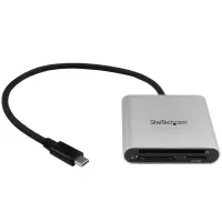 FCREADU3C StarTech.com USB 3.0 Flash Memory Multi-Card Reader / Writer with USB-C - SD, microSD, CompactFlash