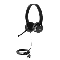 4XD0X88524 Lenovo headphones/headset Wired Head-band Office/Call center Black