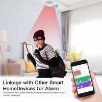 Tuya Wifi Intelligent Siren Sensor Audible and Visual Alarm 90dB Loud Alarm APP Remote Control Home Safety System Compatible With Smart Life