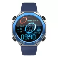 Rogbid Tank M1 Ultra Rugged Smart Watch 1.45-Inch IPS FullTouch Screen BT Call Fitness Tracker Sport Watch