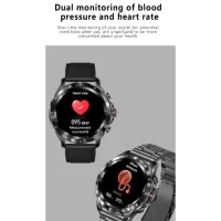 MAX7 1.32 Inch 360x360 Full Touch Screen Smart Watch + Y70 Wireless Earbuds BT Earphones
