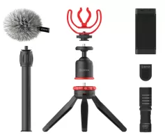 BOYA BY-VG330 tripod Smartphone/Action camera 3 leg(s) Black, Red
