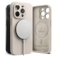iPhone 15 Pro Ringke Liquid Silicone MagSafe Case - Stone