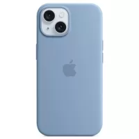 iPhone 15 Plus Apple Silicone Case with MagSafe MT193ZM/A - Winter Blue
