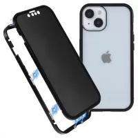 iPhone 15 Plus Magnetic Case with Privacy Tempered Glass - Black