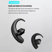 GW1 True Wireless Headphones Bone Conduction Headset BT5.1 Music Earphone Outdoor Sports Headphone with Microphone Charging Box