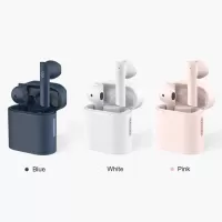 HAYLOU T33 Wireless Earbuds BT5.2 Headphones Fast Charging  Half in-ear Headset with CVC Dual-mic Noise Reduction Smart Touch Control  IPX4-Waterproof