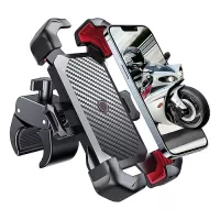 Joyroom Motorcycle Phone Mount, [1s Auto Lock][100mph Military Anti-Shake] Bike Phone Holder for Bicycle, [10s Quick Install] Handlebar Phone Mount, Compatible with iPhone, Samsung, All Cell Phone