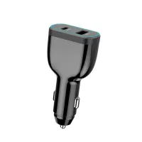 CoreParts USB-C Car Charger Black Indoor