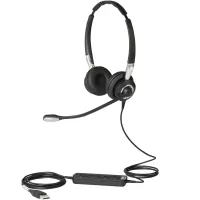 Jabra Biz 2400 II USB Duo CC MS Headset Head-band Black 2499-823-309