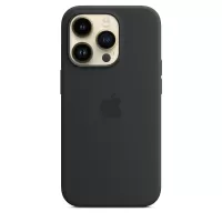 Apple iPhone 14 Pro Silicone Case with MagSafe - Midnight