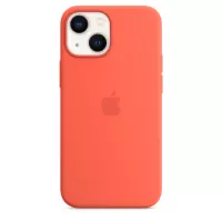 Apple iPhone 13 mini Silicone Case with MagSafe - Nectarine