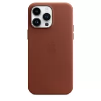 Apple iPhone 14 Pro Max Leather Case with MagSafe - Umber