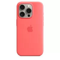 Apple iPhone 15 Pro Silicone Case with MagSafe - Pink