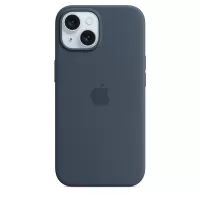 Apple iPhone 15 Silicone Case with MagSafe - Navy