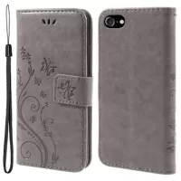 iPhone 7/8/SE (2020)/SE (2022) Butterfly Series Wallet Case - Grey