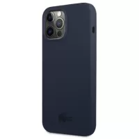 Lacoste iPhone 13 Pro Liquid Silicone Case - Blue