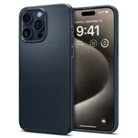 iPhone 15 Pro Max Spigen Thin Fit Hybrid Case - Metal Slate