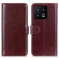 Xiaomi 13 Pro Wallet Case with Magnetic Closure - Brown