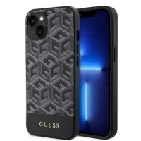 iPhone 15 Guess G Cube Mag Case - Black