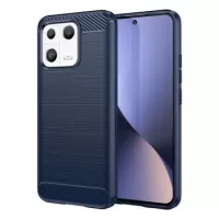Xiaomi 13 Brushed TPU Case - Carbon Fiber - Blue