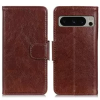 Google Pixel 8 Pro Elegant Series Wallet Case - Brown